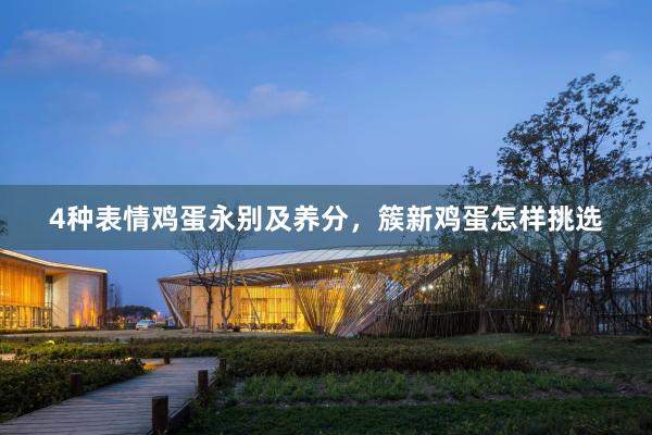 4种表情鸡蛋永别及养分，簇新鸡蛋怎样挑选
