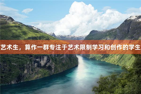 艺术生，算作一群专注于艺术限制学习和创作的学生